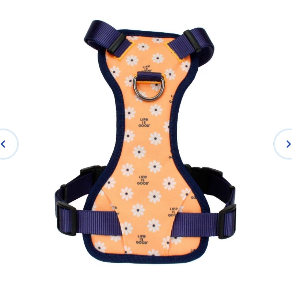 New Dog Harness Flower Power Small
